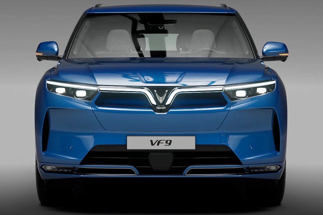 Hình ảnh VinFast VF 9 không trang bị lưới tản nhiệt